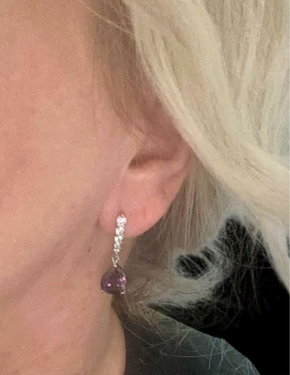 Korvakorut violettikivi | Korvakorut