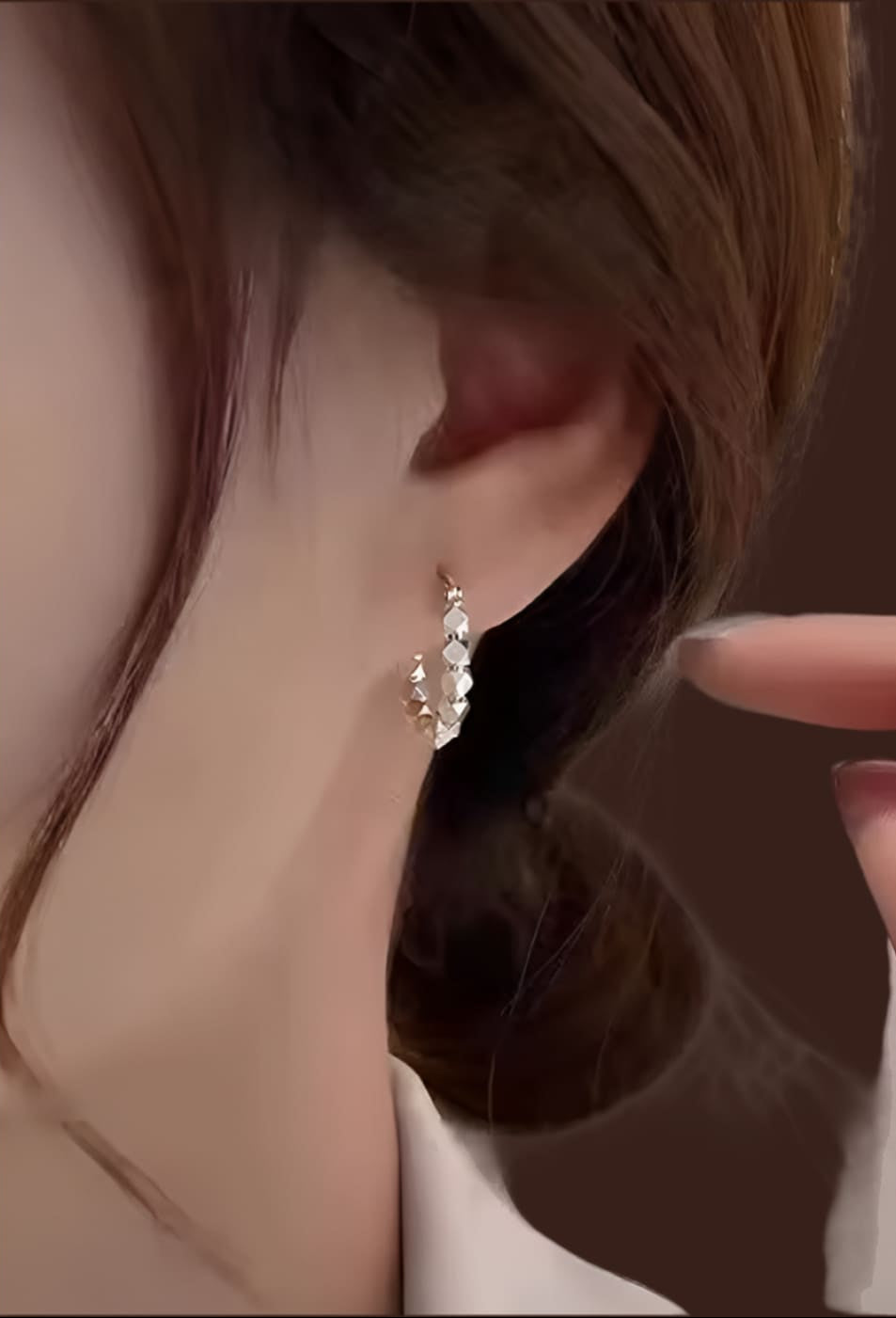 Korvarenkaat kuiskaus | hopea | Korvakorut