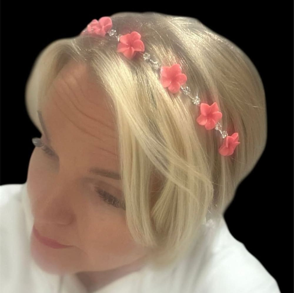 Kukkapanta kristallikukka lila | Kukkapannat