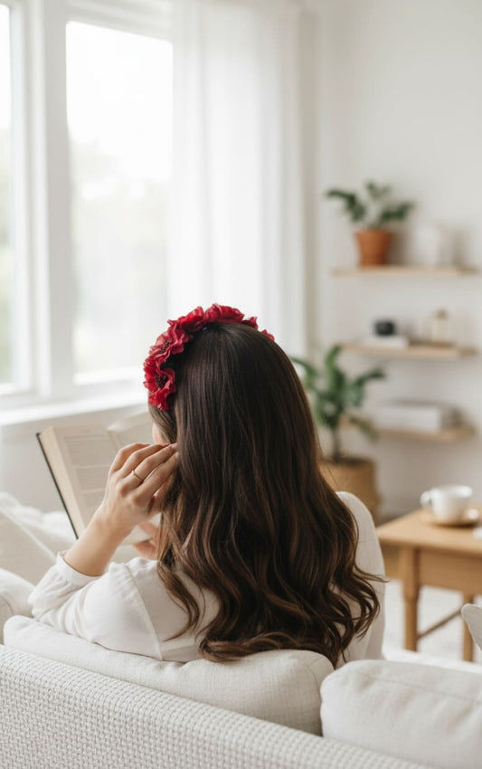 Kukkapanta MENJA | punainen | Kukkapannat