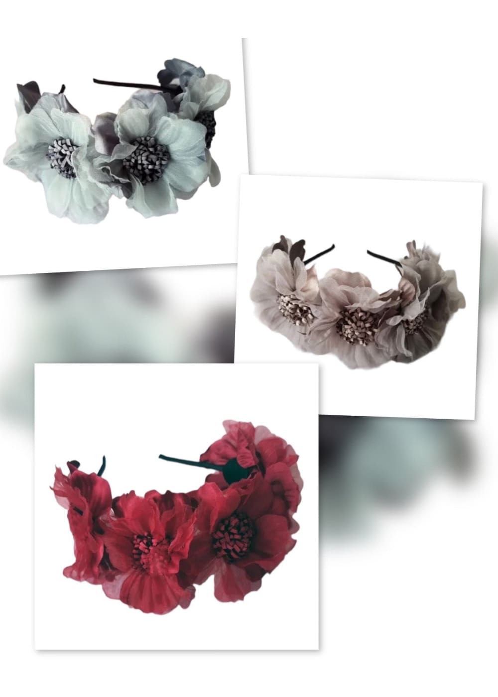 Kukkapanta usvaharso | punainen | Kukkapannat