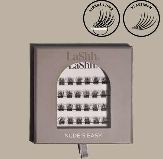 LASHH NUDE S 10mm Easy (kaikki samanmittaisia) | Irtoripset