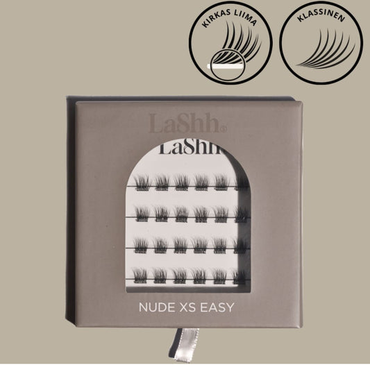 LASHH NUDE XS Easy 8mm(kaikki samanmittaisia) | Irtoripset