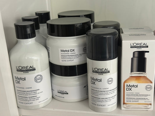 Loreal metal DX hiustenhoitotuotteet
