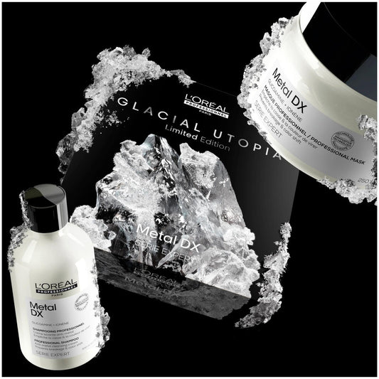 Loreal Metal dx lahjapakkaus sis.shampoo 300ml  ja naamio 250ml