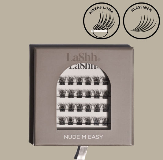 LASHH NUDE M Easy 12mm (Kaikki samanmittaisia) | Irtoripset