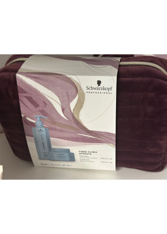 Schwarzkopf Fibre Clinix hydrate lahjapakkaus | Shampoot ja hoitoaineet