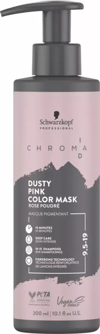 Schwarzkopf ID CHROMA suoraväri color mask 300ml | 9.5-19 dusty-pink-pearl | suoravärit