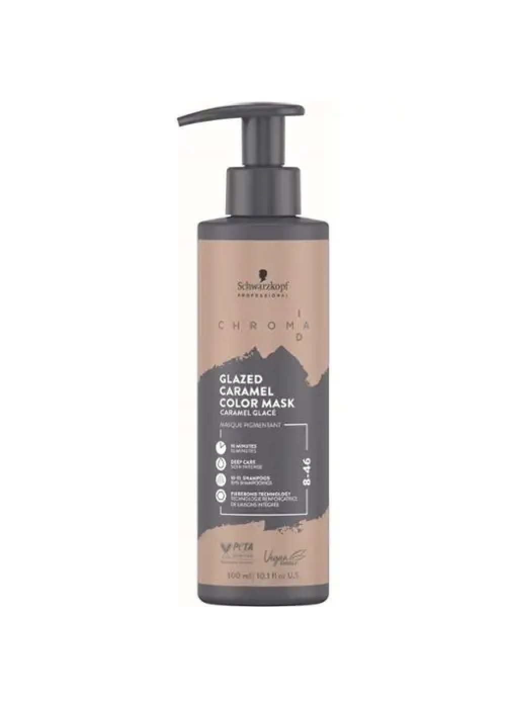 Schwarzkopf ID CHROMA suoraväri color mask 300ml | 8-46 suklaa-beige-caramel | suoravärit