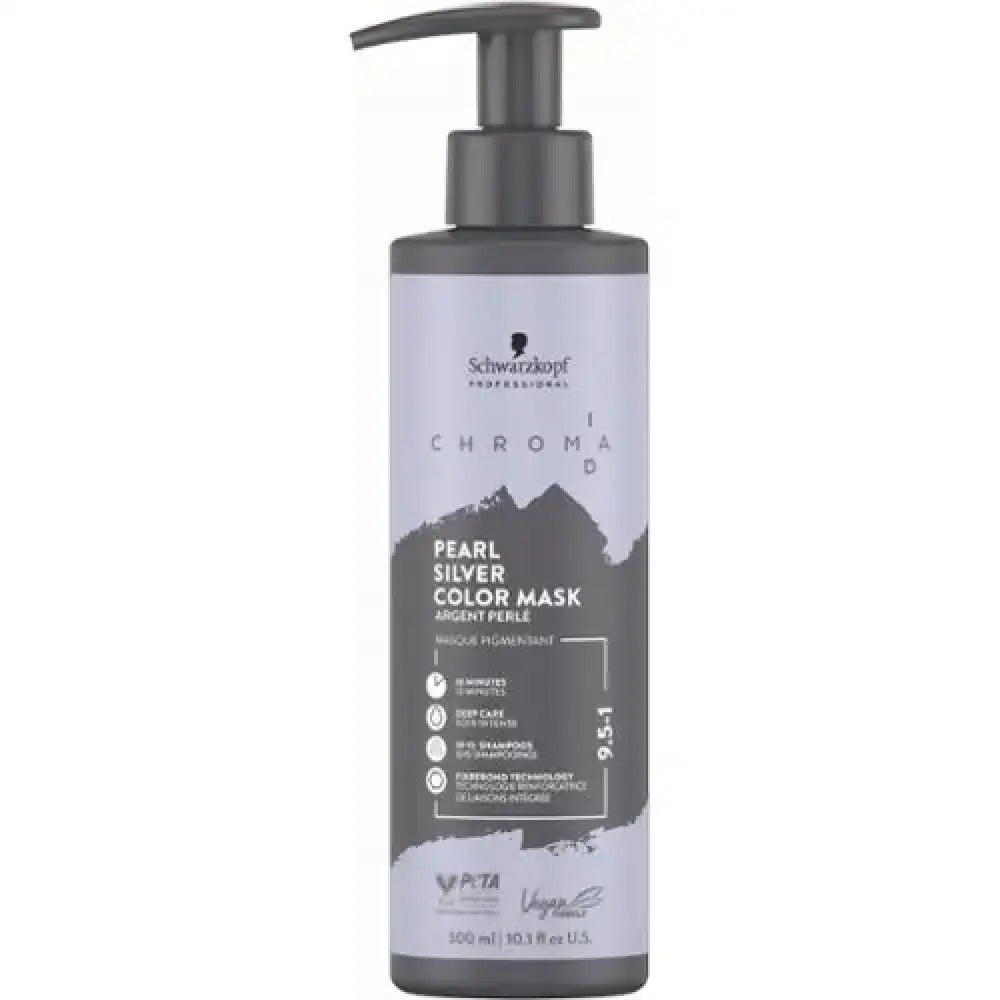 Schwarzkopf ID CHROMA suoraväri color mask 300ml | 9.5-1 pearl-silver | suoravärit