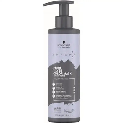 Schwarzkopf ID CHROMA suoraväri color mask 300ml | 9.5-1 pearl-silver | suoravärit