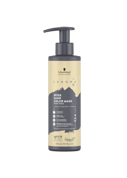 Schwarzkopf ID CHROMA suoraväri color mask 300ml | 9.5-4 sand-beige | suoravärit