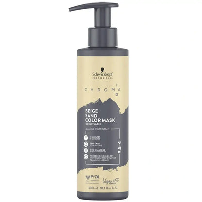 Schwarzkopf ID CHROMA suoraväri color mask 300ml | 9.5-4 sand-beige | suoravärit