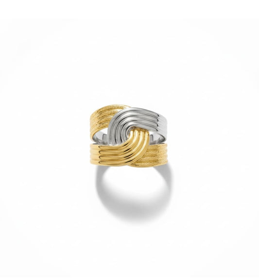 Sormus CAIJA | Kulta-hopea | Sormukset